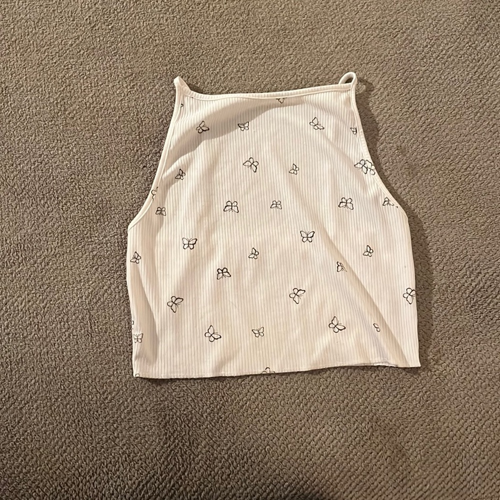 White butterfly Tanktop